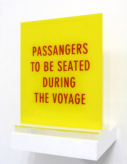 Passangers to be seated during the voyage, 2007